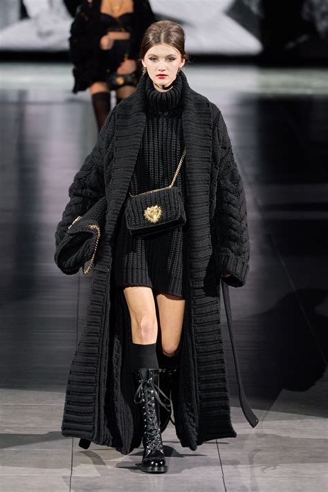 dolce & gabbana sweater coat.